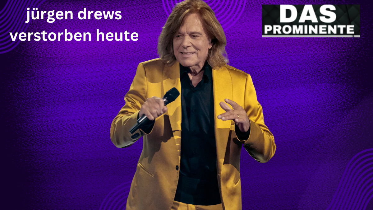 jürgen drews verstorben heute